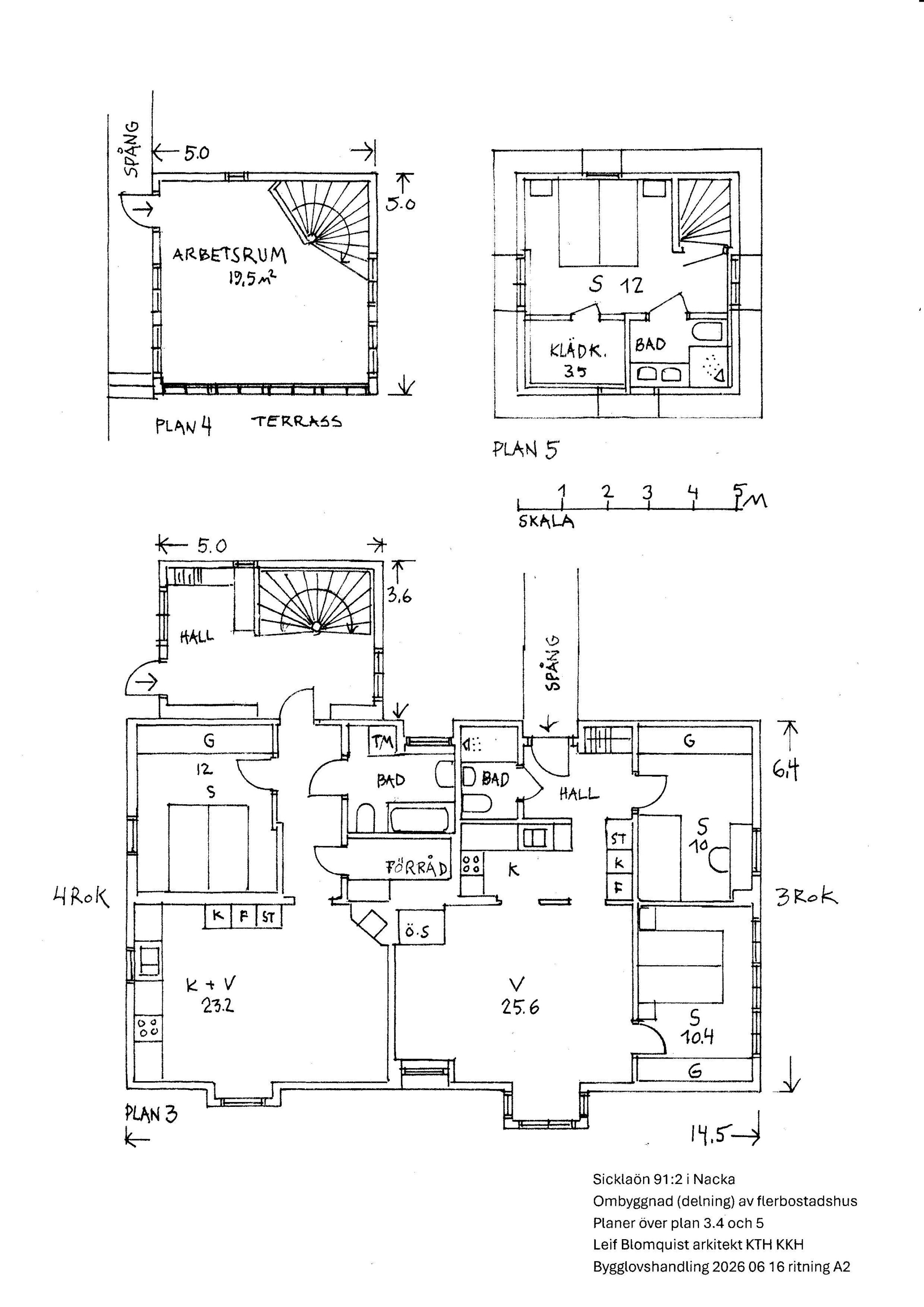 Plan 3, 4 & 5